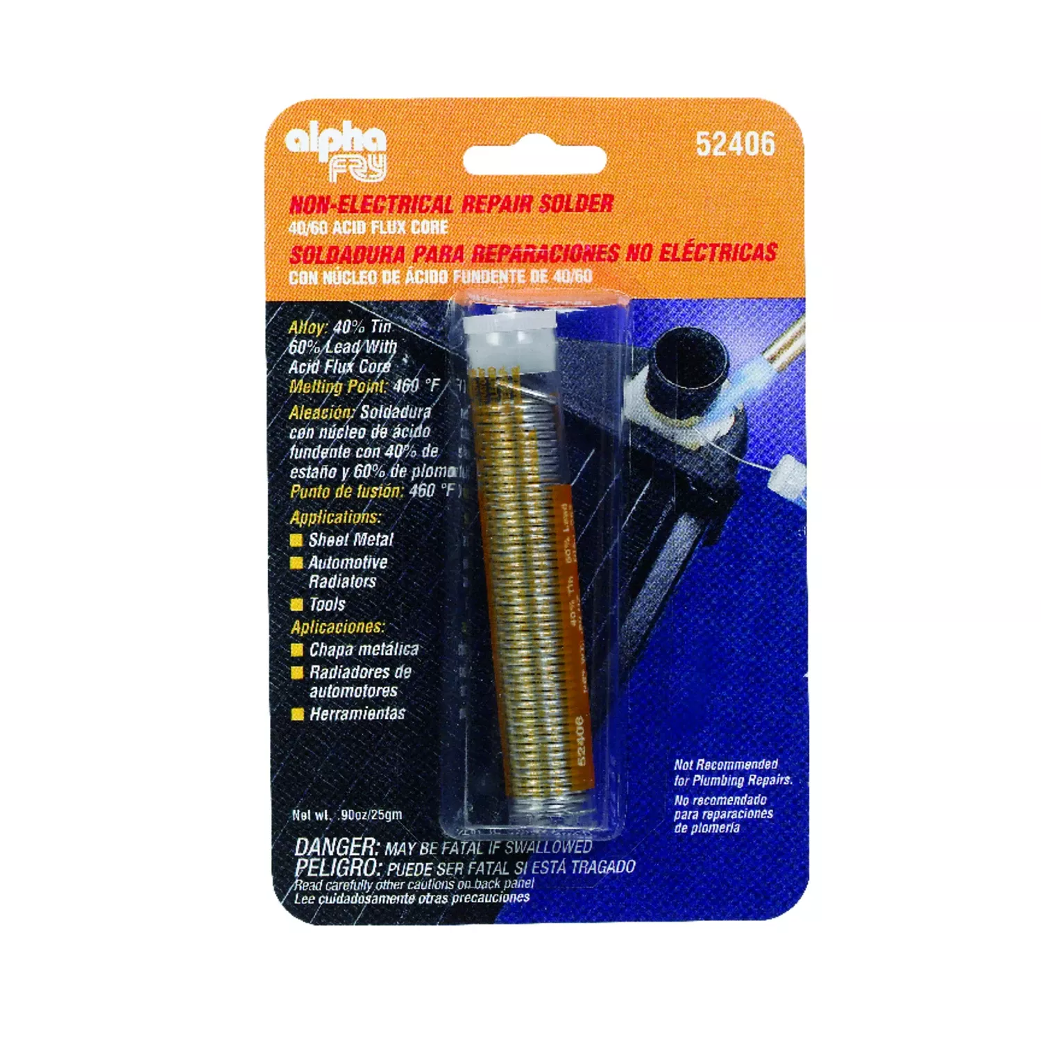 .90OZ.062NONELEC SOLDER