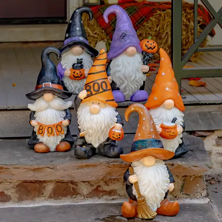 “Hobgoblins” Halloween Garden Gnomes